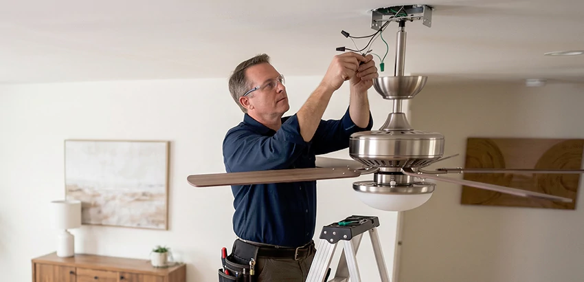 Ceiling Fan Light and Switch Repair in Atlanta