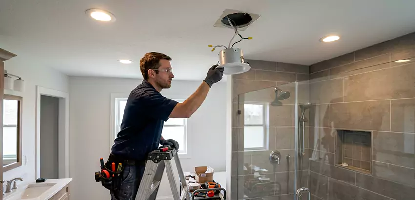Bathroom and Shower Recessed Lighting Installation in Atlanta
