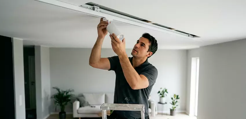 Recessed Track Lighting Installation in Atlanta